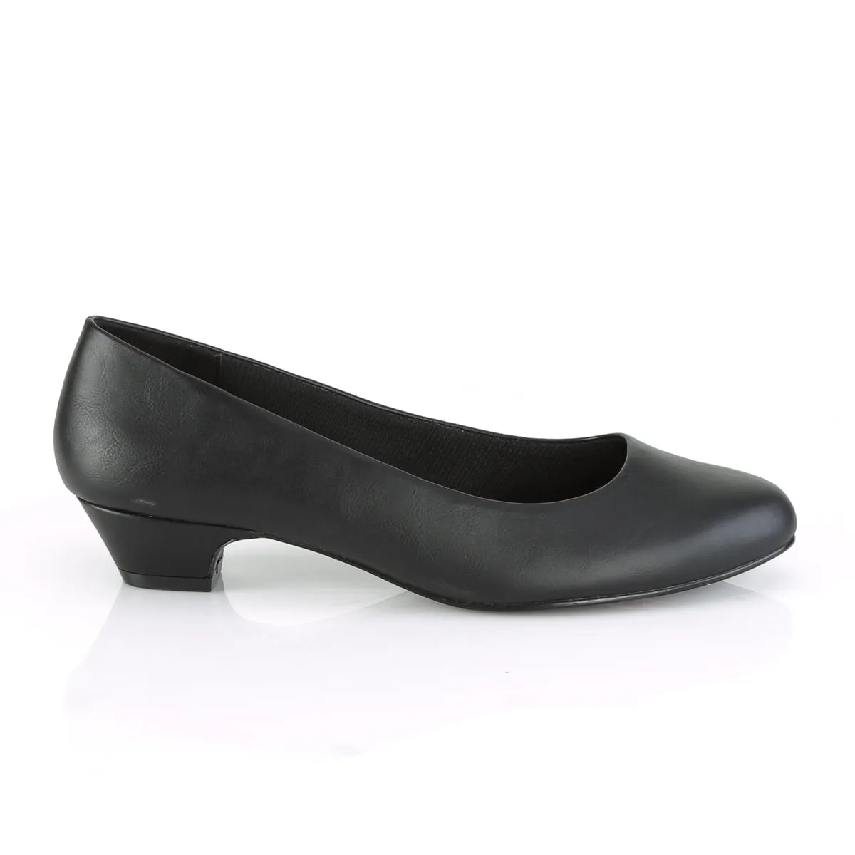 1 Inch Heel GWEN-01 Black Pu