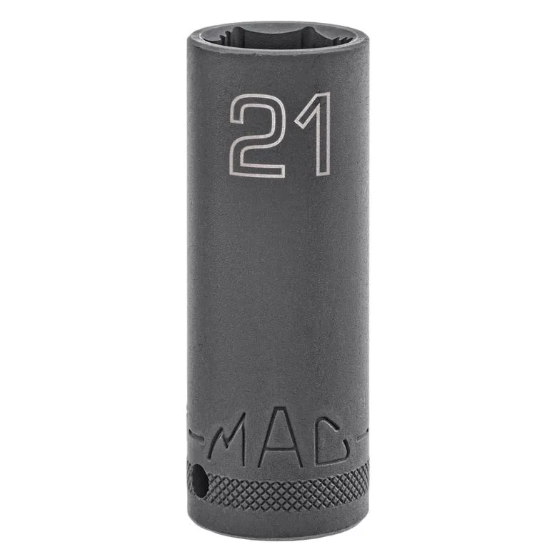 1/2" Drive Deep Impact Socket 21mm - 6-PT.