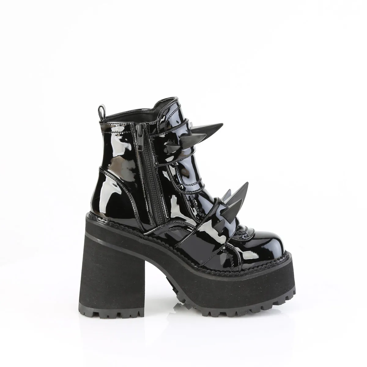 4 Inch Heel ASSAULT-72 Black Patent