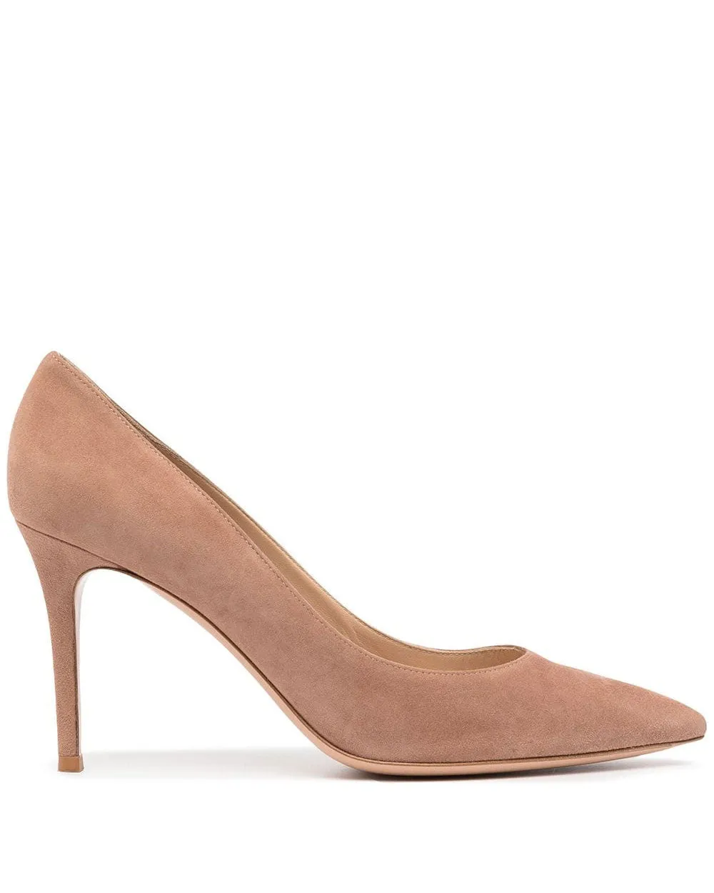 85 Camoscio Pump in Peach