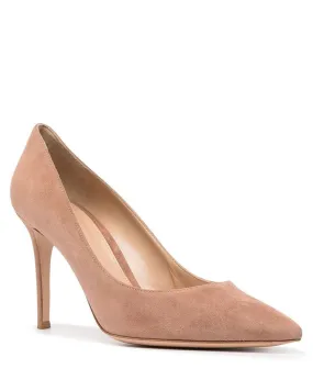 85 Camoscio Pump in Peach