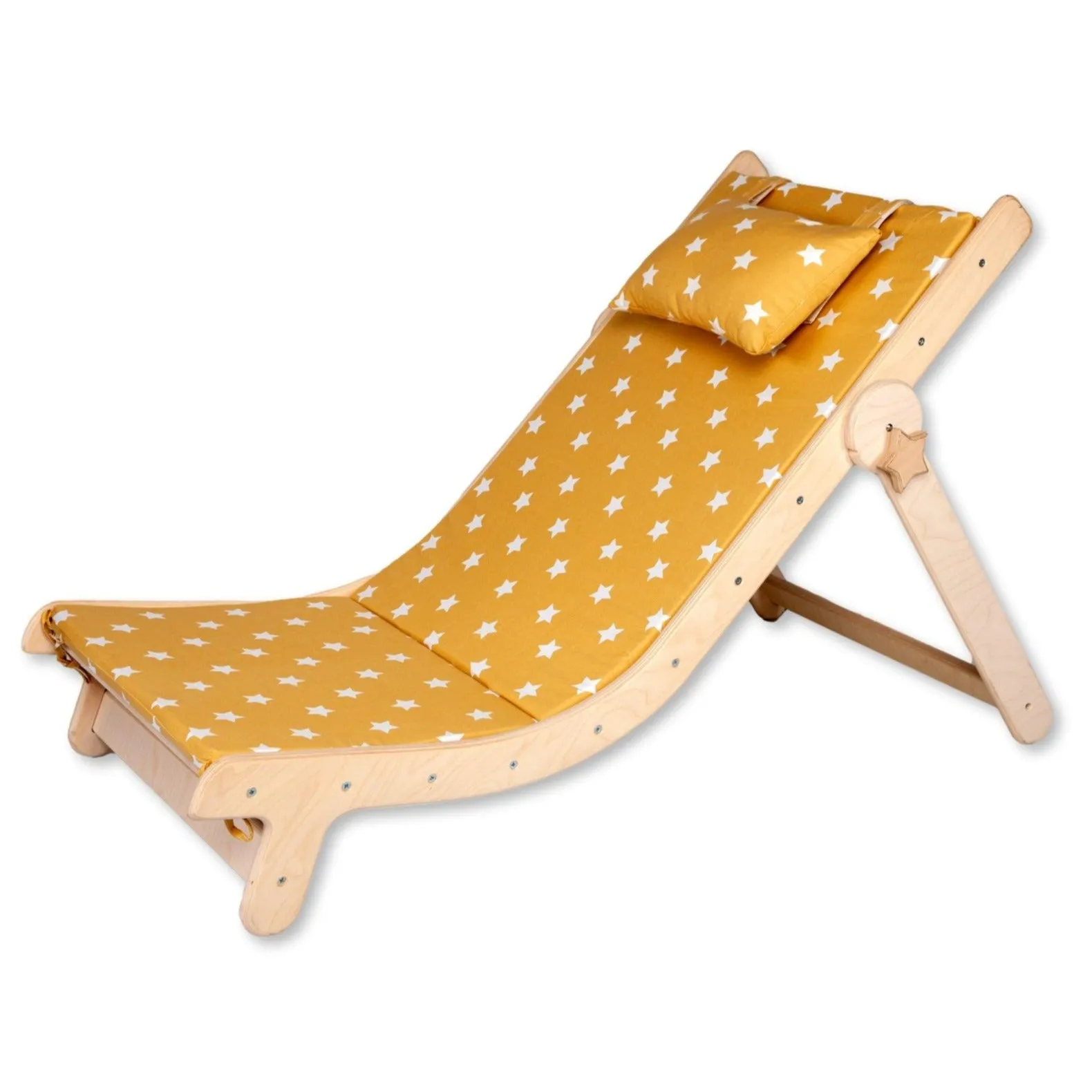 Adjustable Lounge Chair With Comfy Pad for Kids