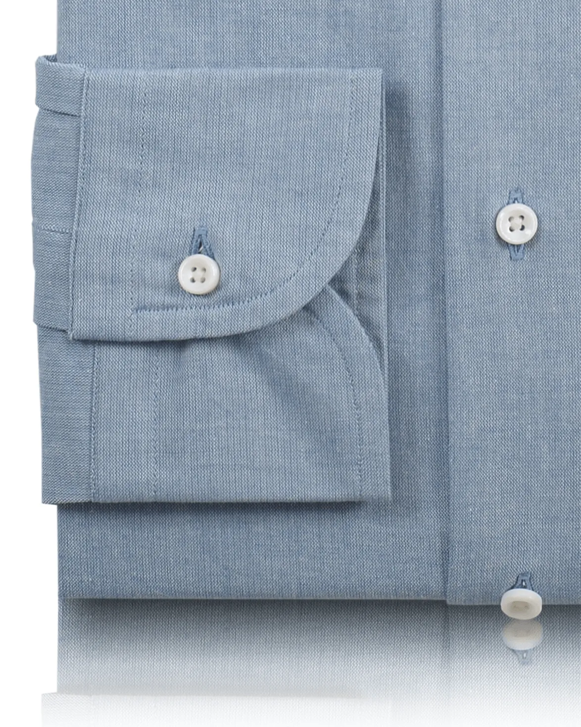 Air Blue Casual Chambray Shirt