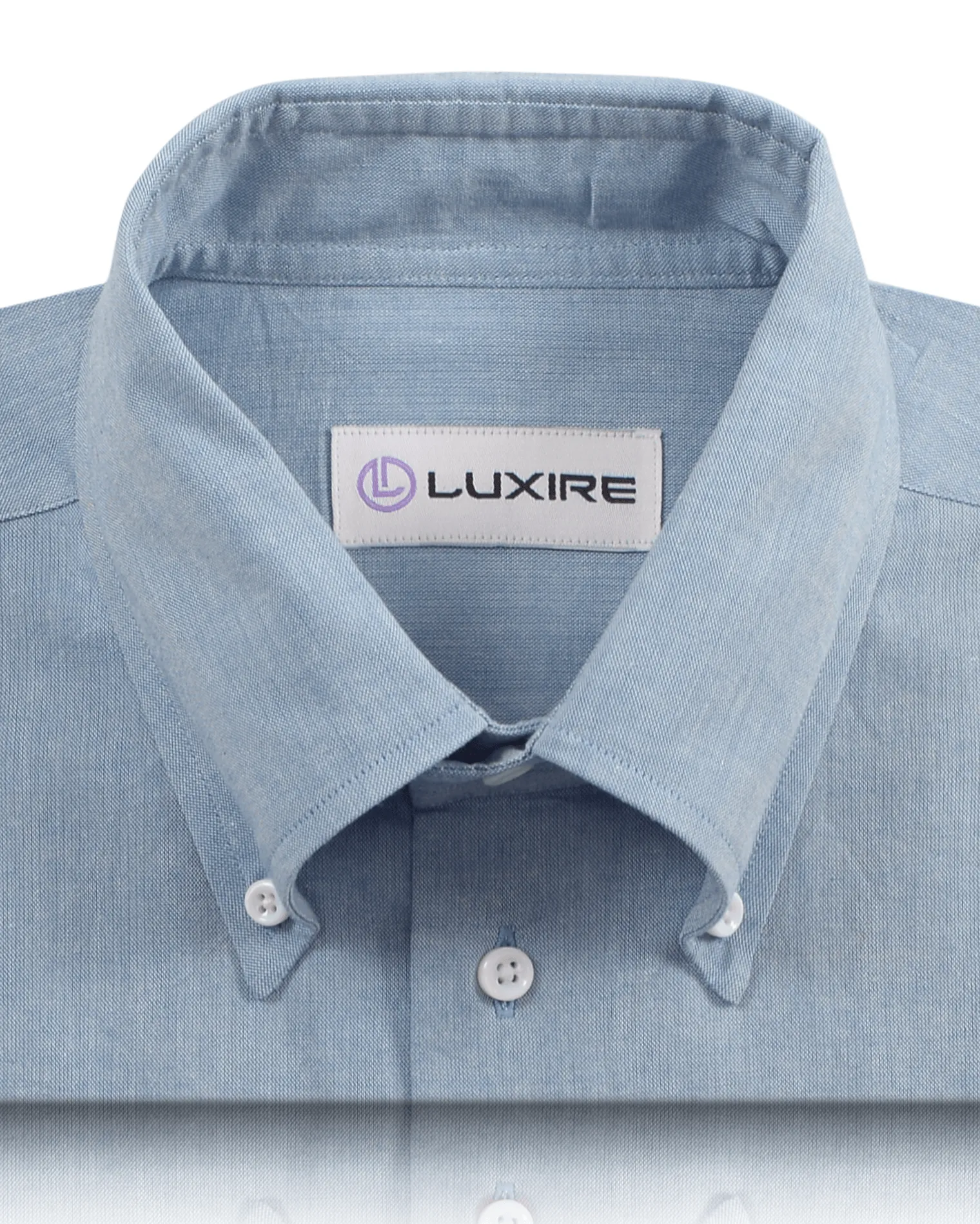 Air Blue Casual Chambray Shirt