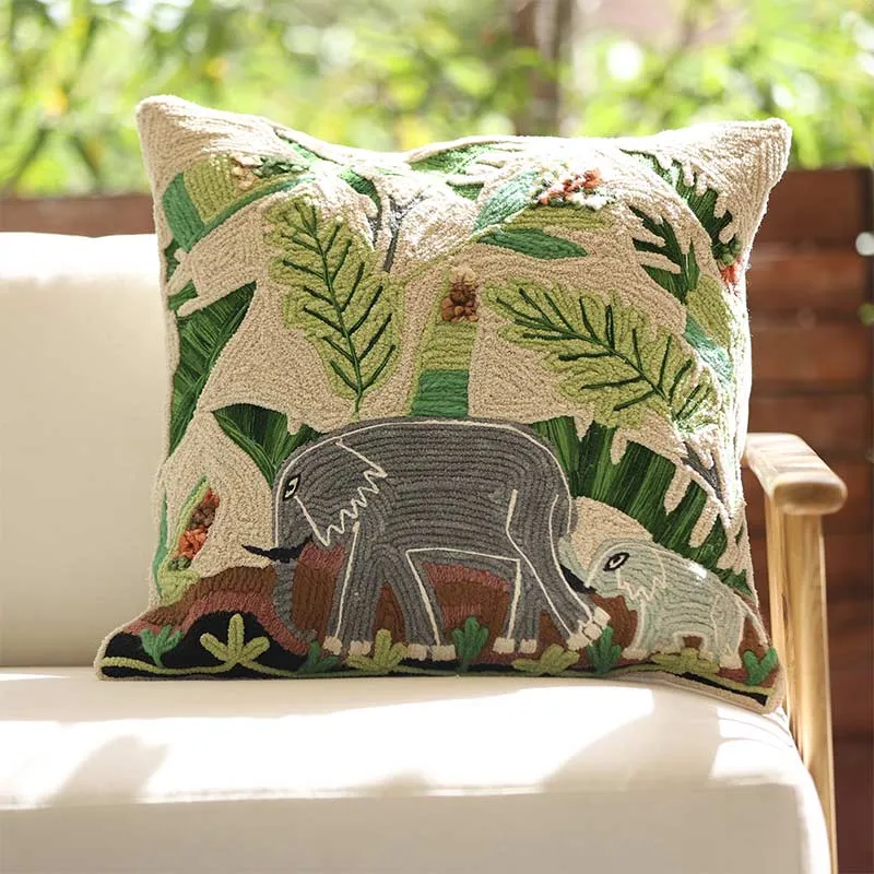 Airawat Cushion Cover | 20 x 20 Inches | Single