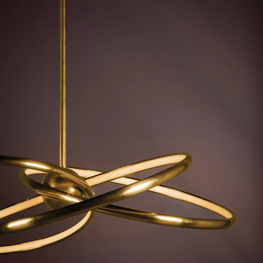 Alula Brass Chandelier - Hudson Valley Lighting