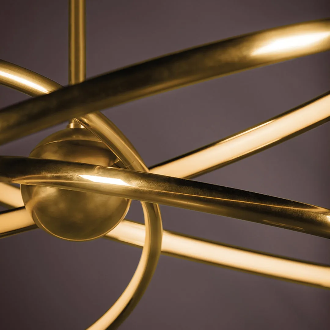 Alula Brass Chandelier - Hudson Valley Lighting