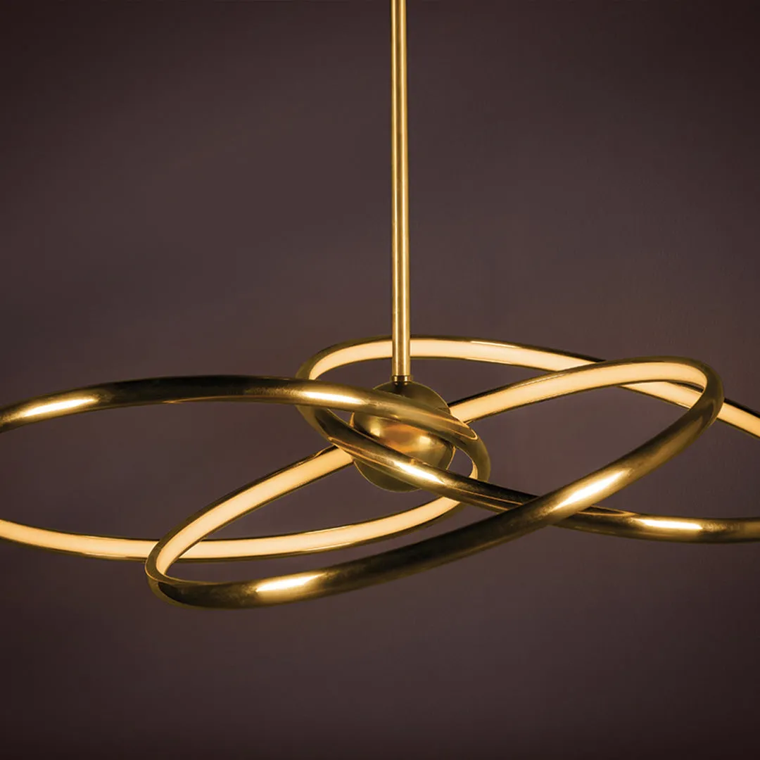 Alula Brass Chandelier - Hudson Valley Lighting