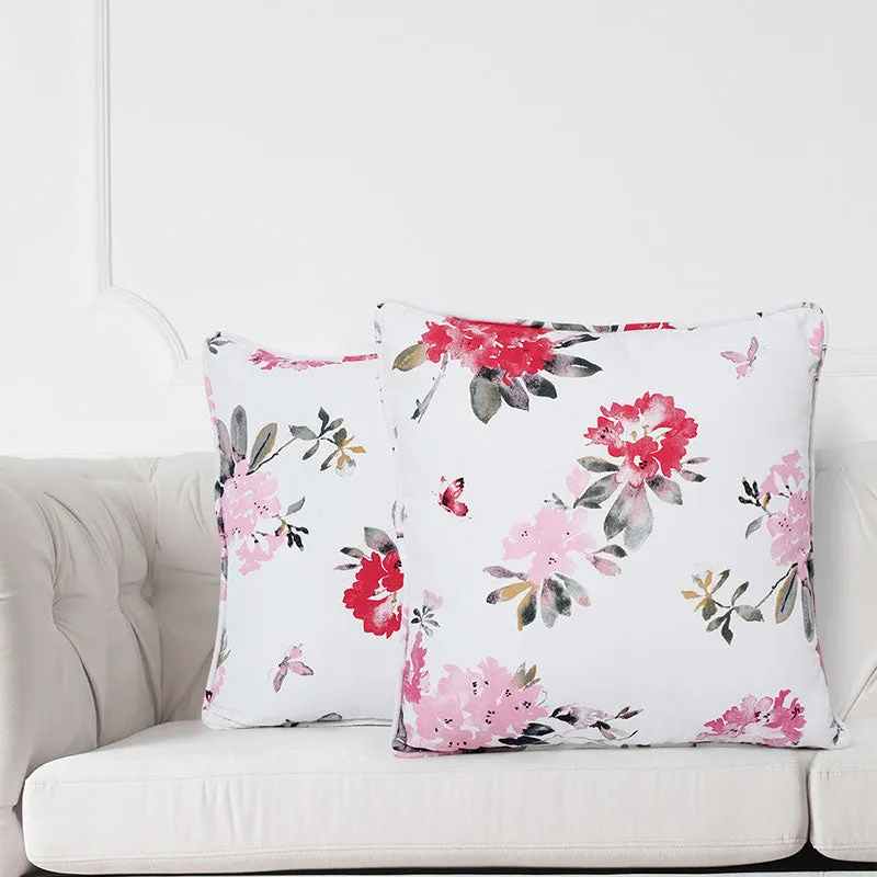 Alvaro Printed Cotton Cushion Covers | Set Of 2 | 12 x 12 Inches