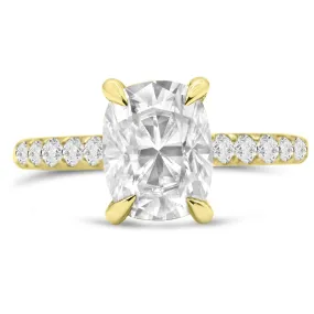 Andrea | Elongated Cushion Moissanite Engagement Ring