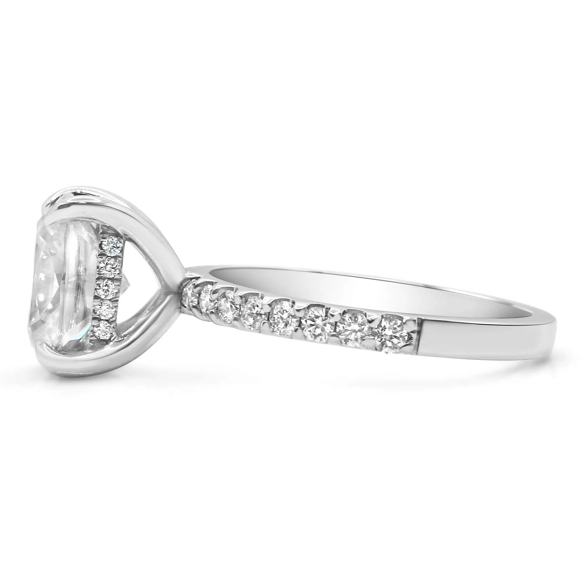 Andrea | Elongated Cushion Moissanite Engagement Ring