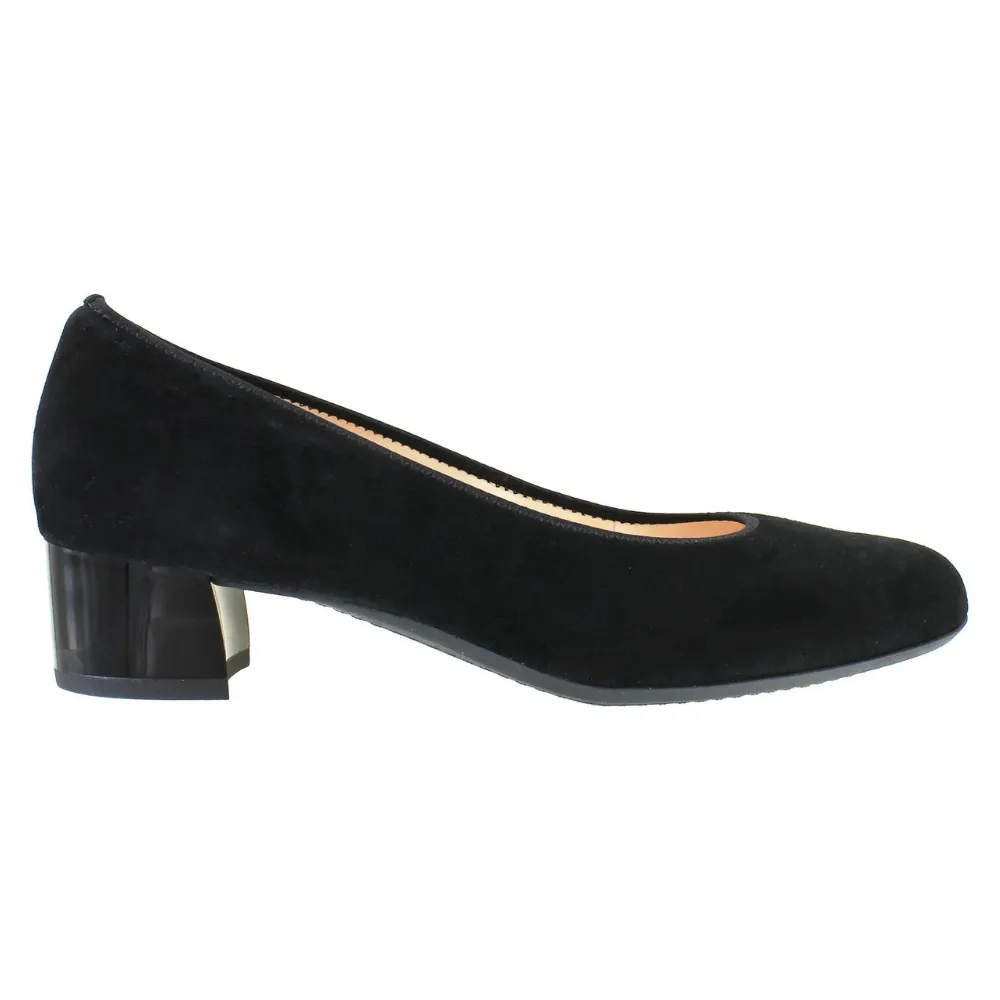 Ara Vivian Black Kid Suede Pump (Women's)