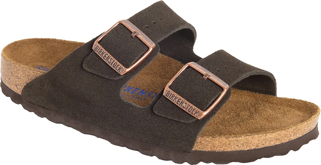 Arizona Soft Footbed Suede Leather Sandals [Narrow] - Women's|-|Sandales Arizona Lit de pied souple Suède [troit] - Femme