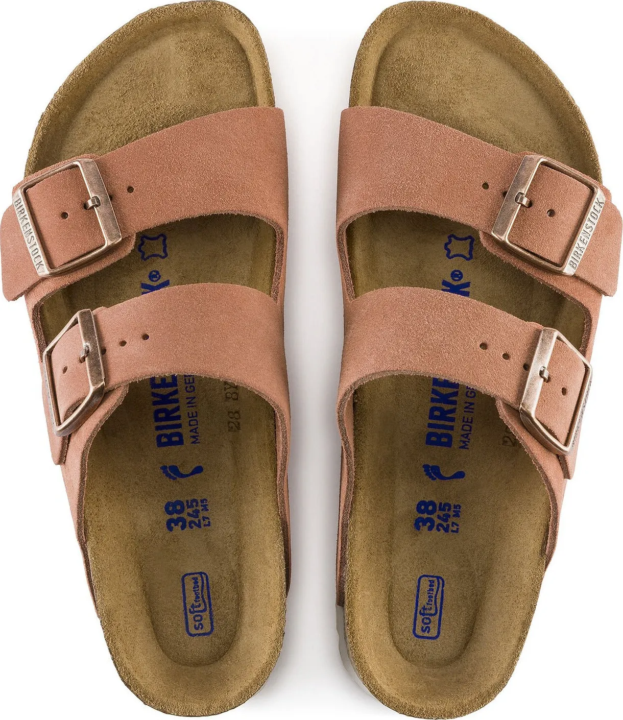 Arizona Soft Footbed Suede Leather Sandals [Narrow] - Women's|-|Sandales Arizona Lit de pied souple Suède [troit] - Femme