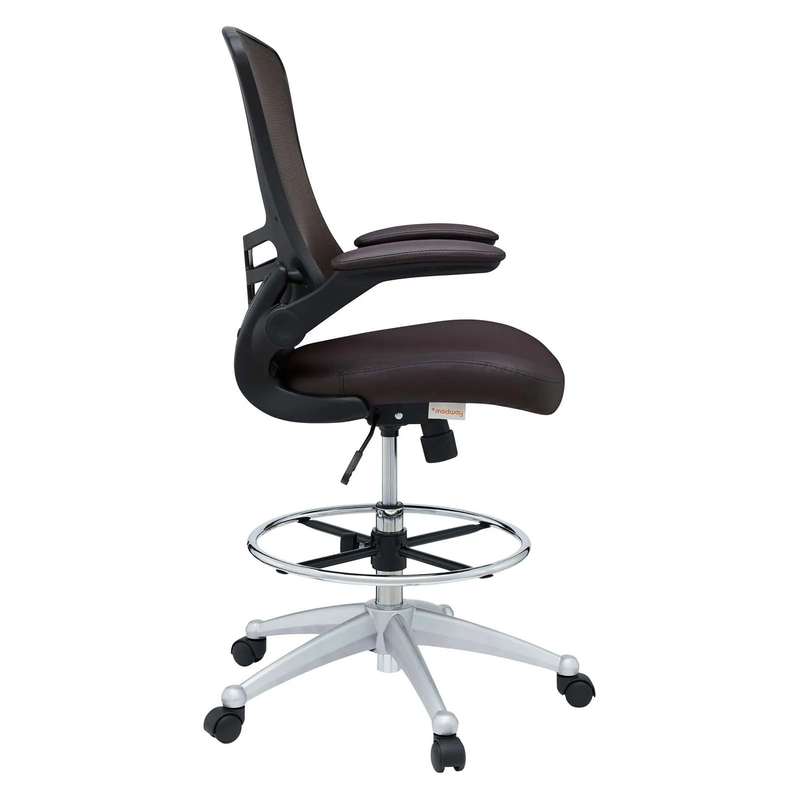 Attainment Vinyl Drafting Chair by Modway