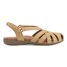 Berri Woven Casual Round Toe Slip-on Sandals