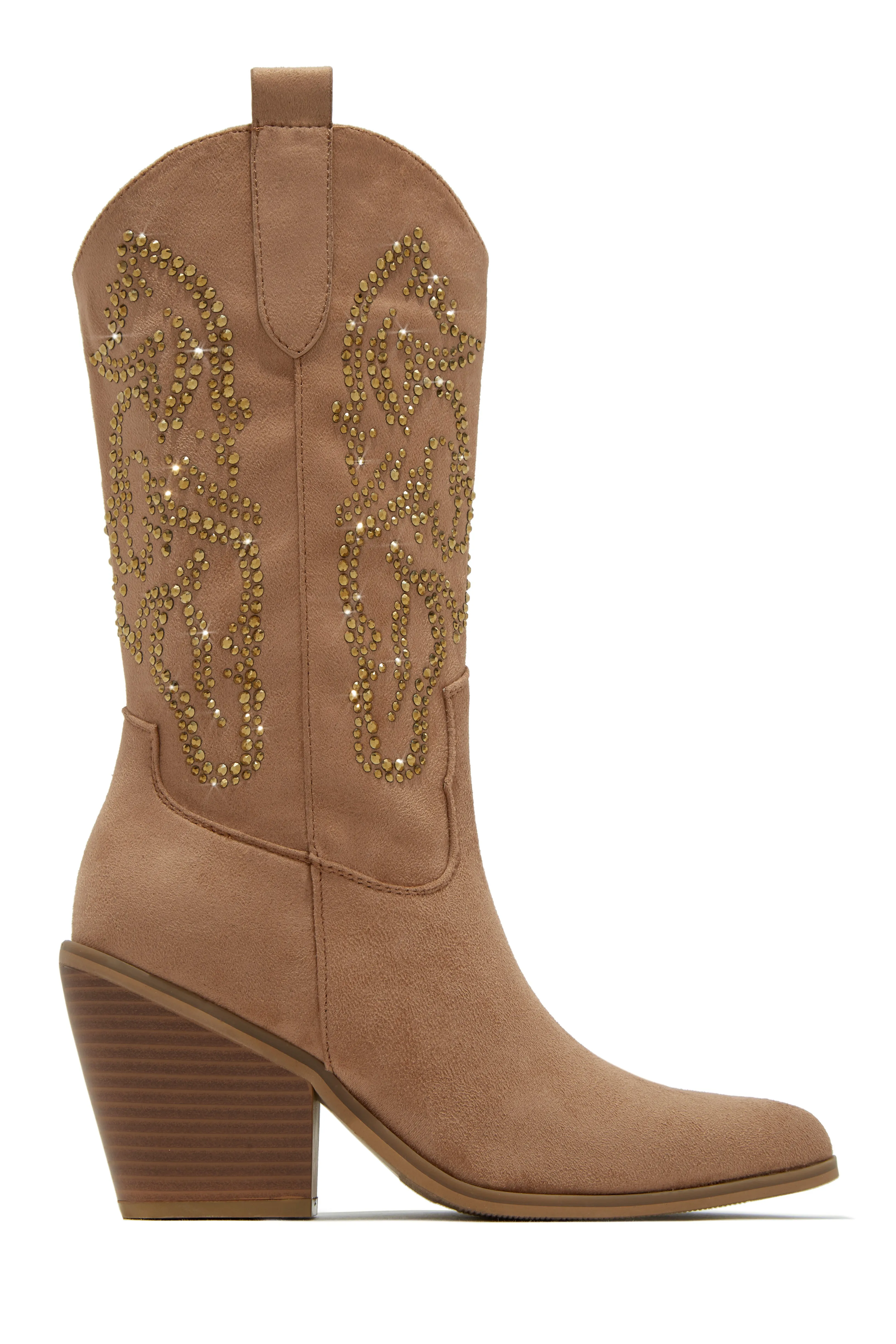 Best In The West Embellished Cowgirl Boots - White