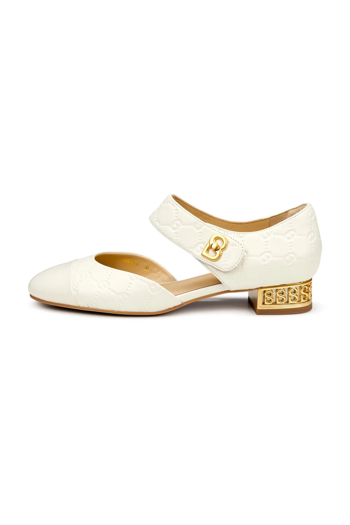 Beverly Strap Pump - White