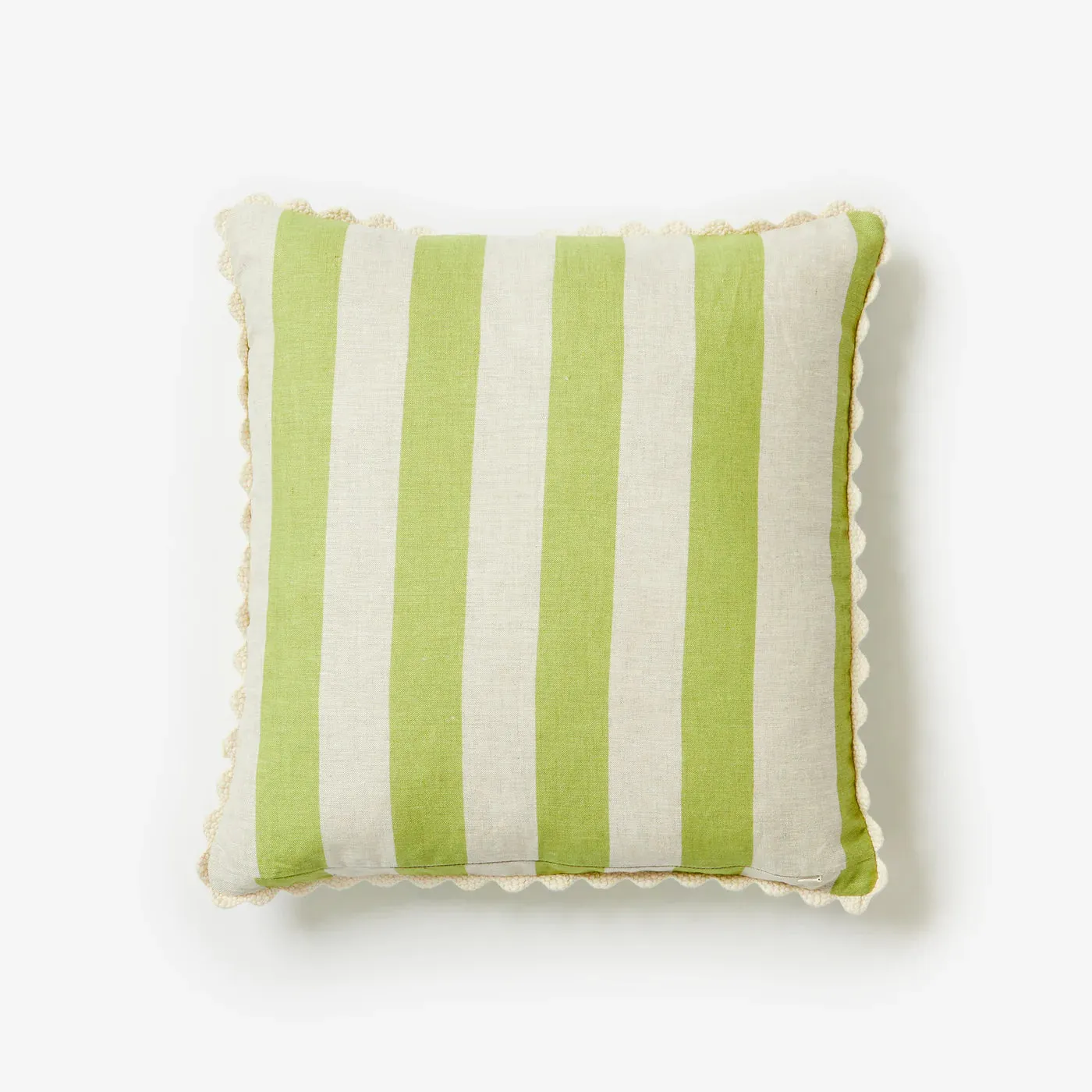 Bold Stripe Blue Lime Cushion