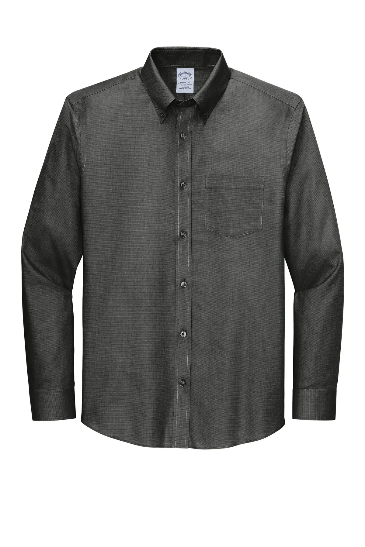 Brooks Brothers Wrinkle-Free Stretch Nailhead Shirt BB18002