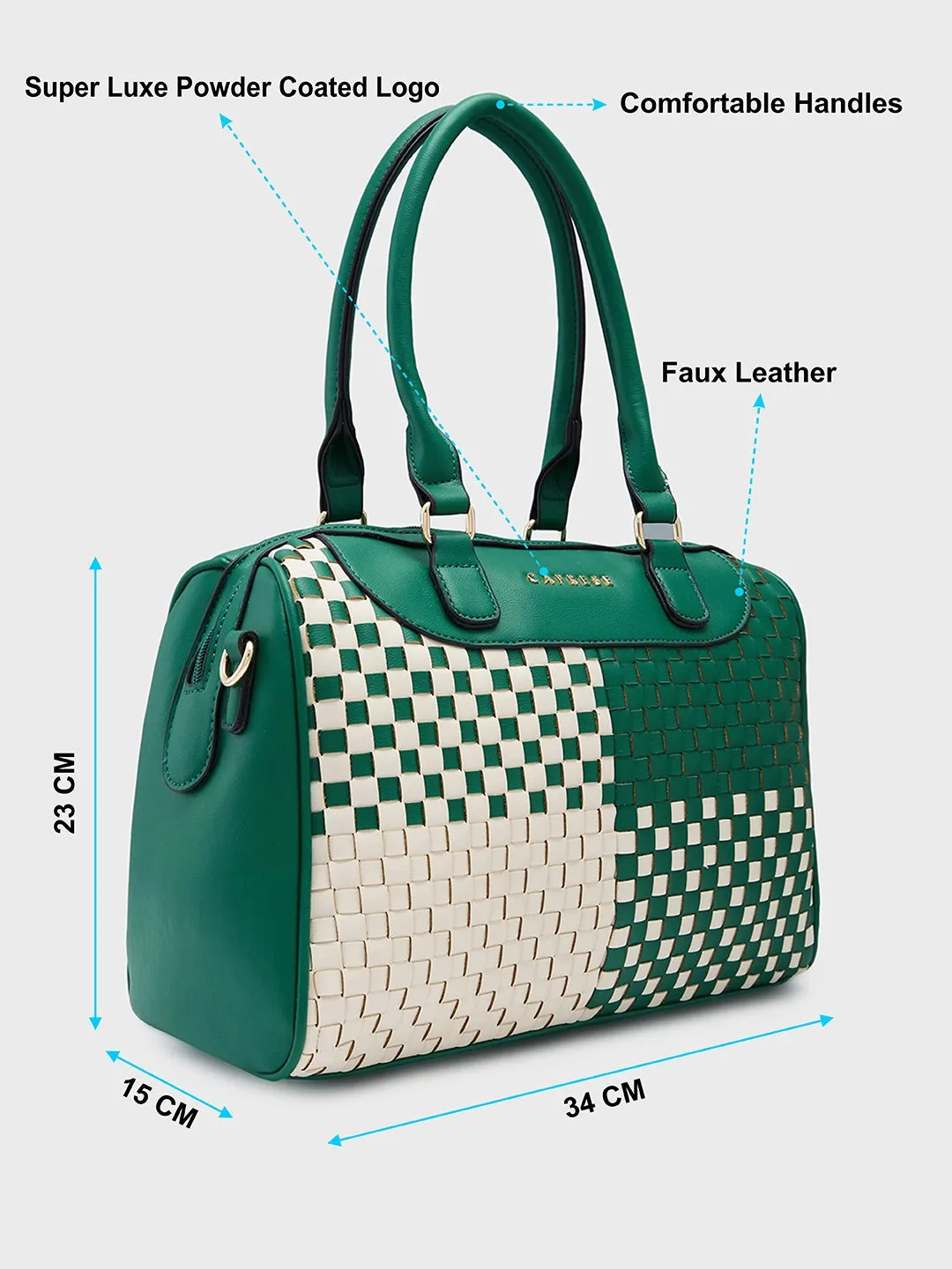 Caprese Aria Satchel Medium Green