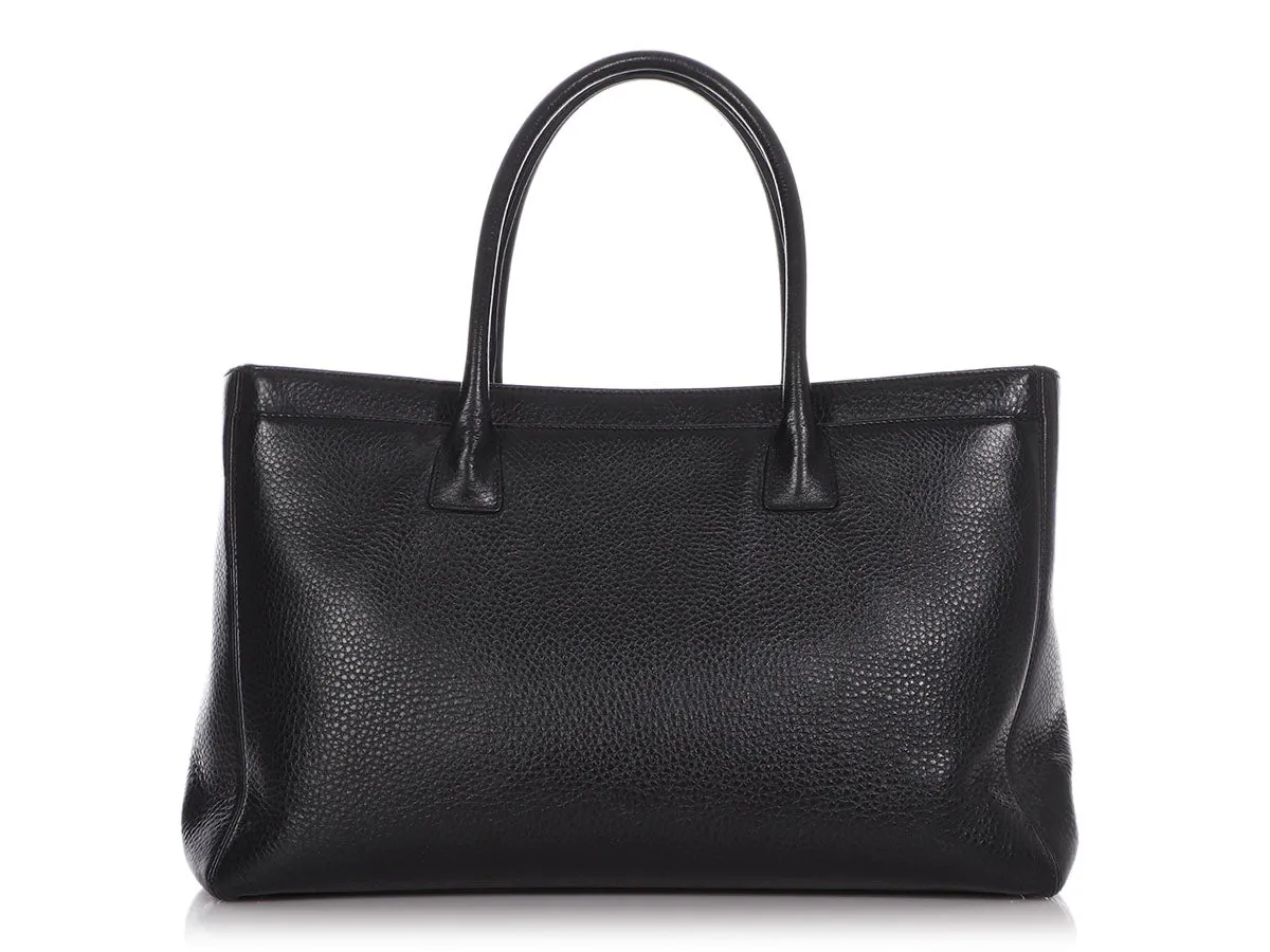 Chanel XL Black Calfskin Executive Cerf Tote