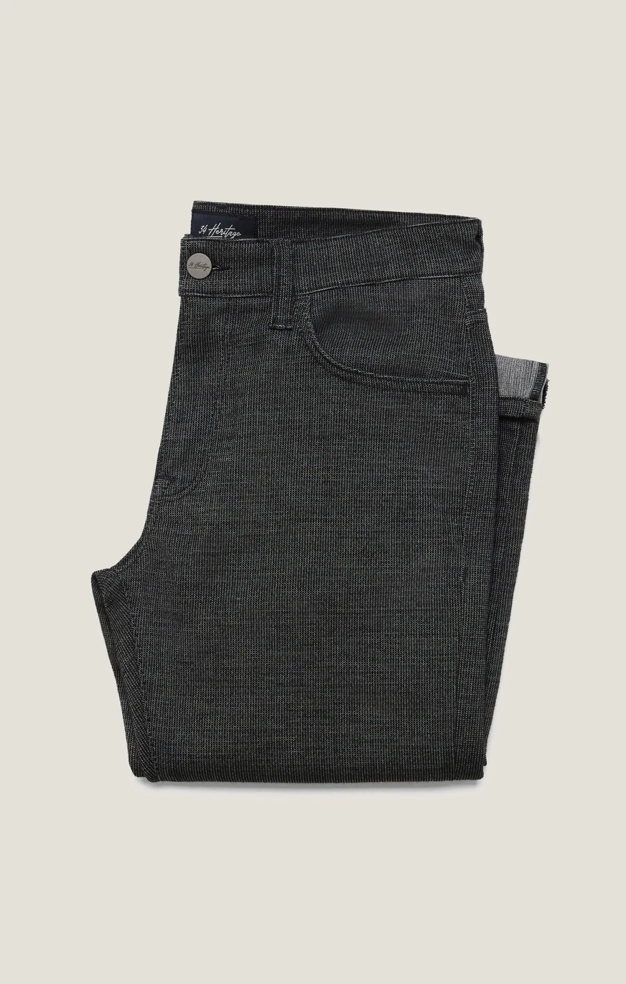 Courage Straight Leg Pants in Charcoal Fancy