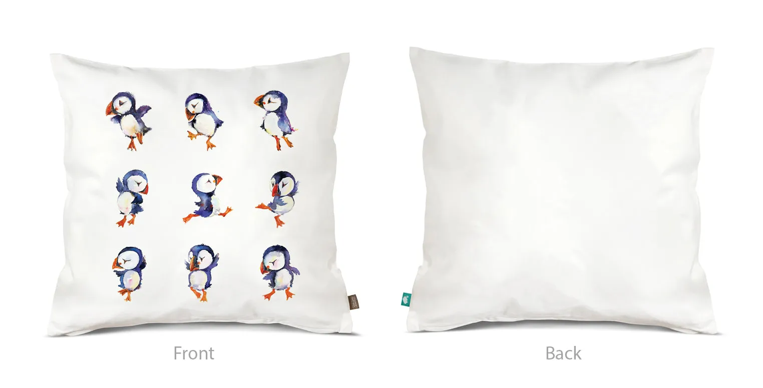 Cushion cover - Puffin dance