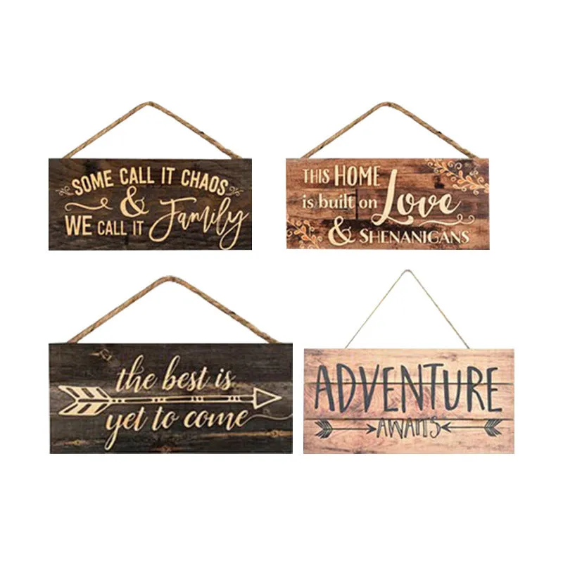 Decoration wooden sign customization