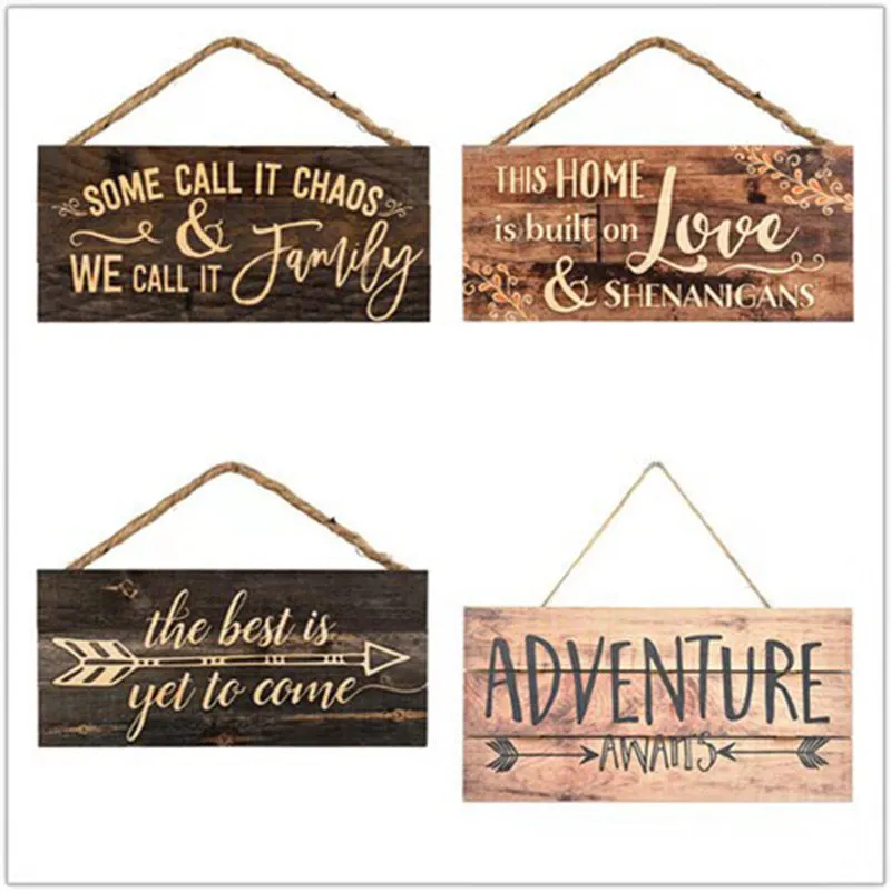 Decoration wooden sign customization