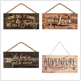 Decoration wooden sign customization