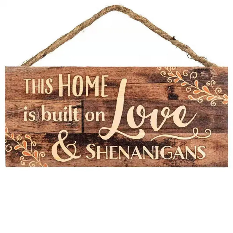 Decoration wooden sign customization