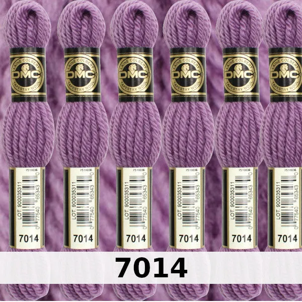 DMC Tapestry Wool 1 - Columns 1, 2, 3, and 4 on shade card