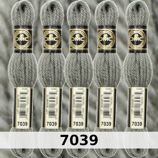 DMC Tapestry Wool 2 - Columns 5, 6, 7, and 8 on shade card