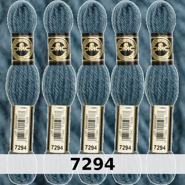 DMC Tapestry Wool 2 - Columns 5, 6, 7, and 8 on shade card