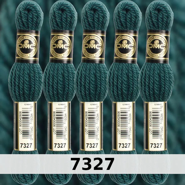 DMC Tapestry Wool 2 - Columns 5, 6, 7, and 8 on shade card