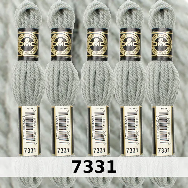 DMC Tapestry Wool 2 - Columns 5, 6, 7, and 8 on shade card