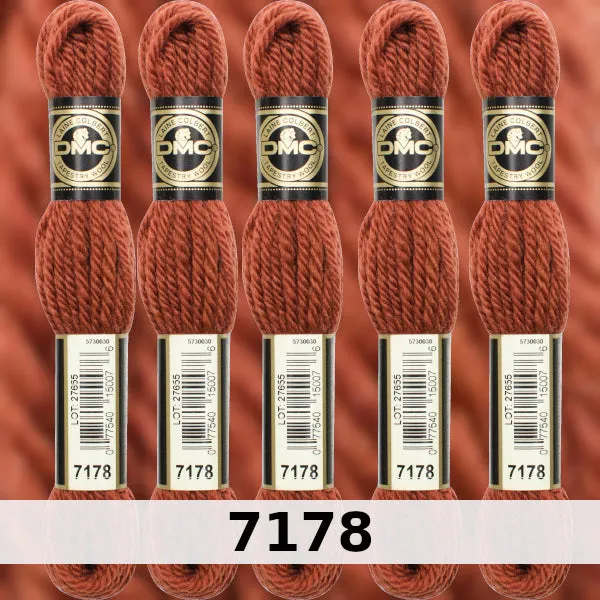 DMC Tapestry Wool 4 - Columns 13, 14, 15, and 16 on shade card