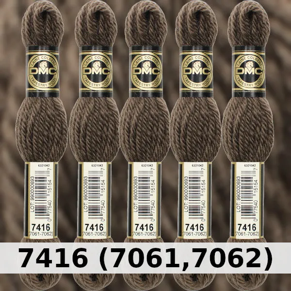 DMC Tapestry Wool 5 - Columns 17, 18, 19 and 20 on shade card