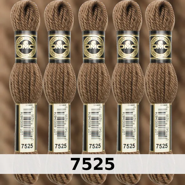 DMC Tapestry Wool 5 - Columns 17, 18, 19 and 20 on shade card