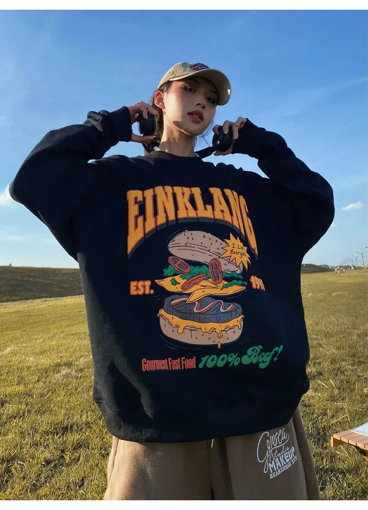 EINKLANG Long Sleeve Solid Color Hoodie