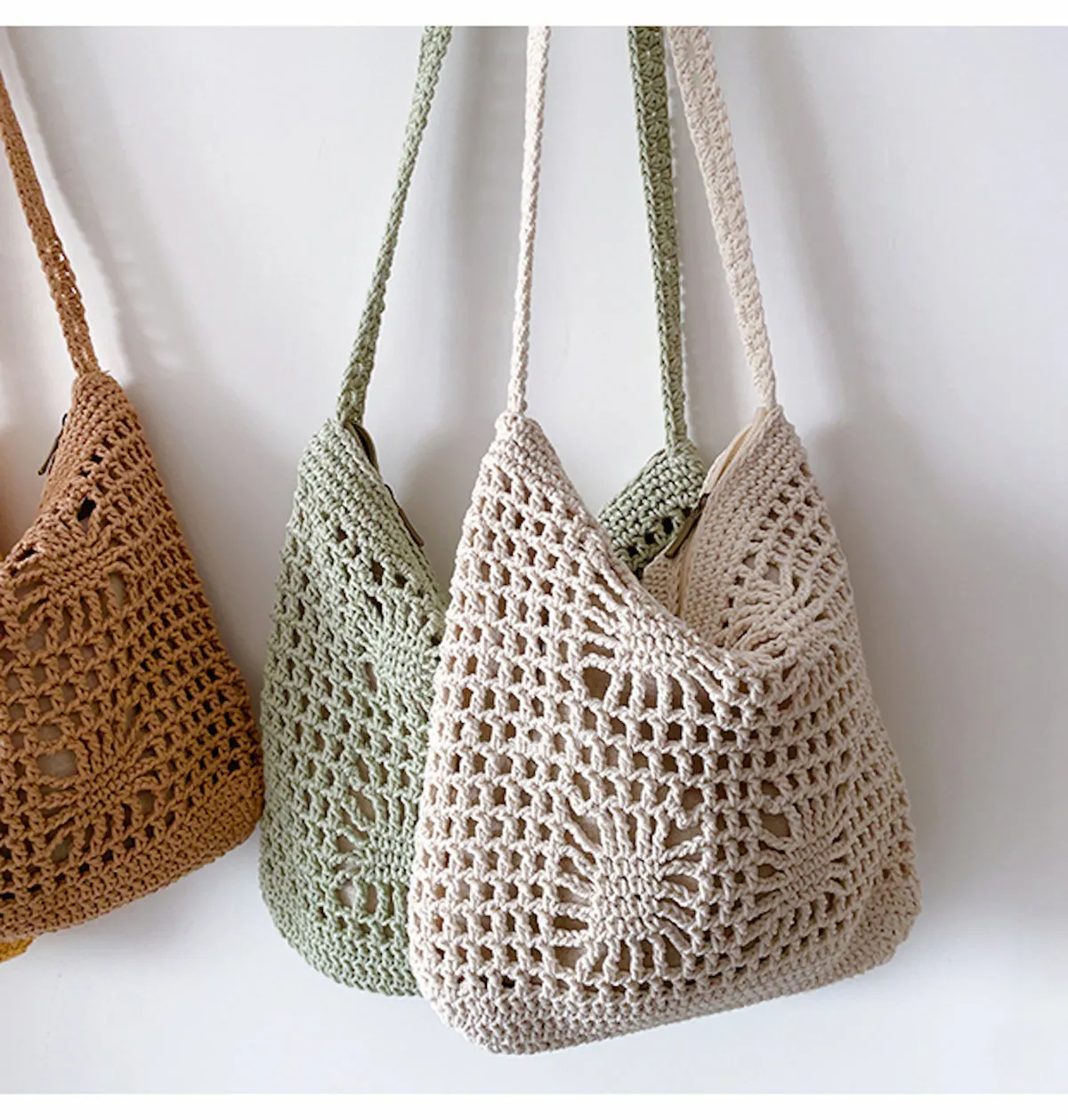 Elena Handbags Handmade Crochet Crossbody Handbags