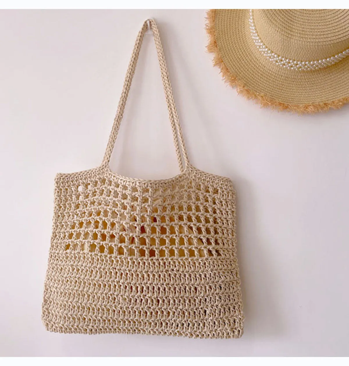 Elena Handbags Simple Retro Crochet Shoulder Bag