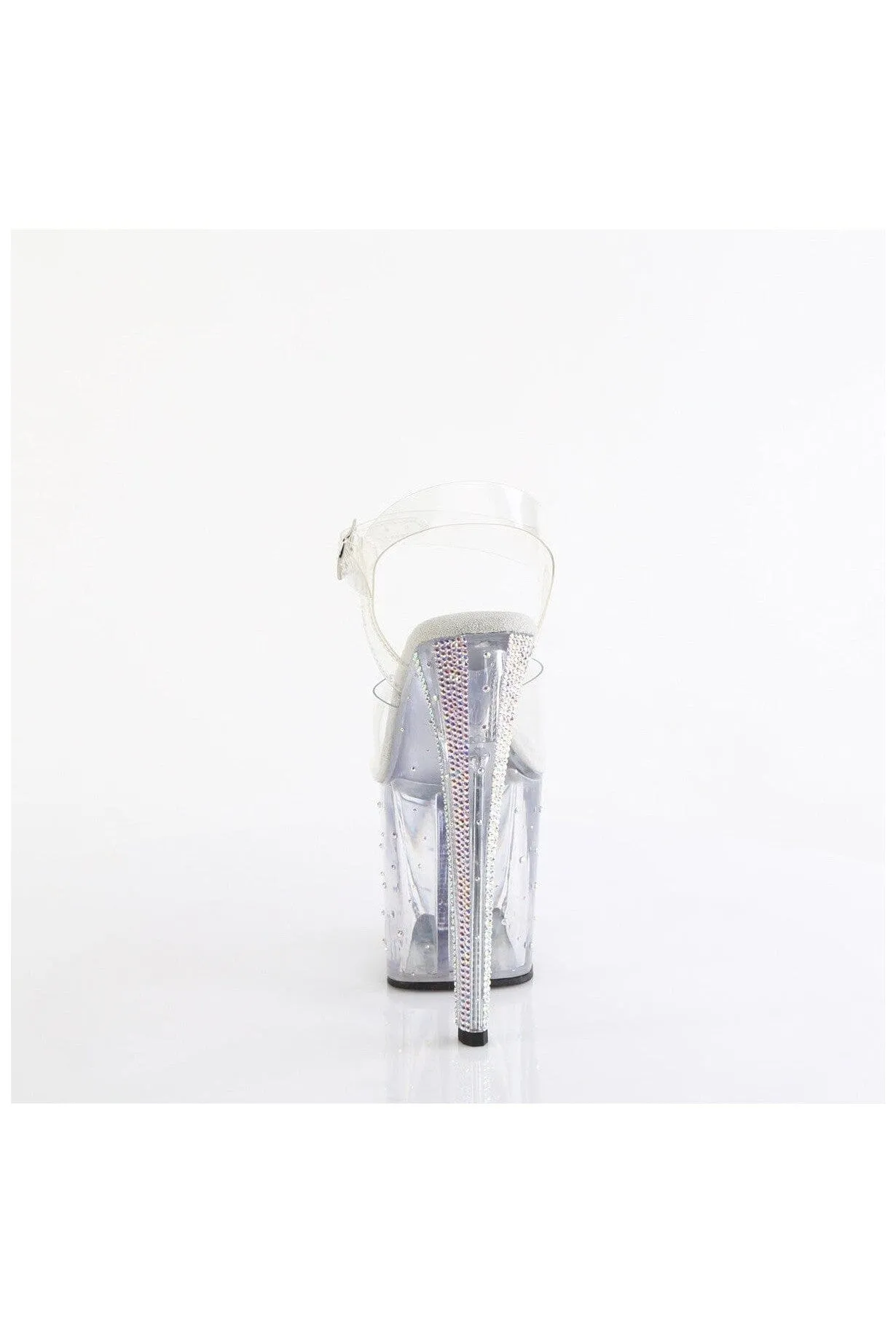 ENCHANT-708RS-01 Clear Vinyl Sandal