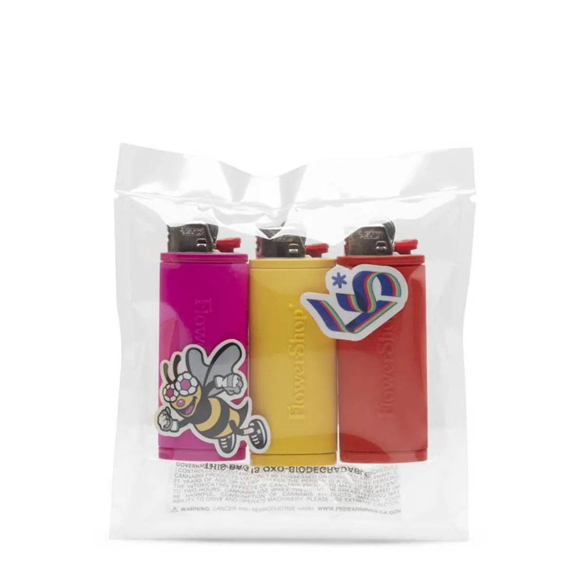 FLOWERSHOP* LIGHTER 3 PACK (Warming Colors)