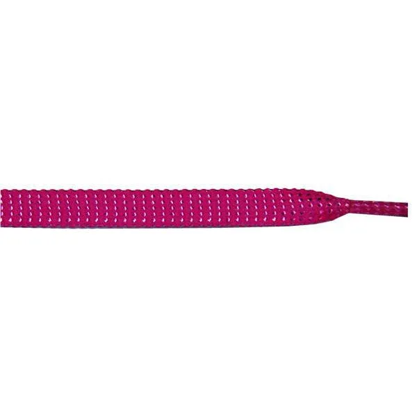 Glitter 3/8 Flat Laces - Hot Pink (1 Pair Pack) Shoelaces