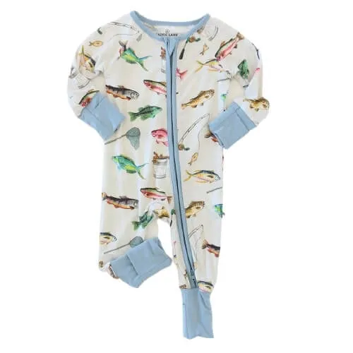 Gone Fishing Convertible Zip Romper