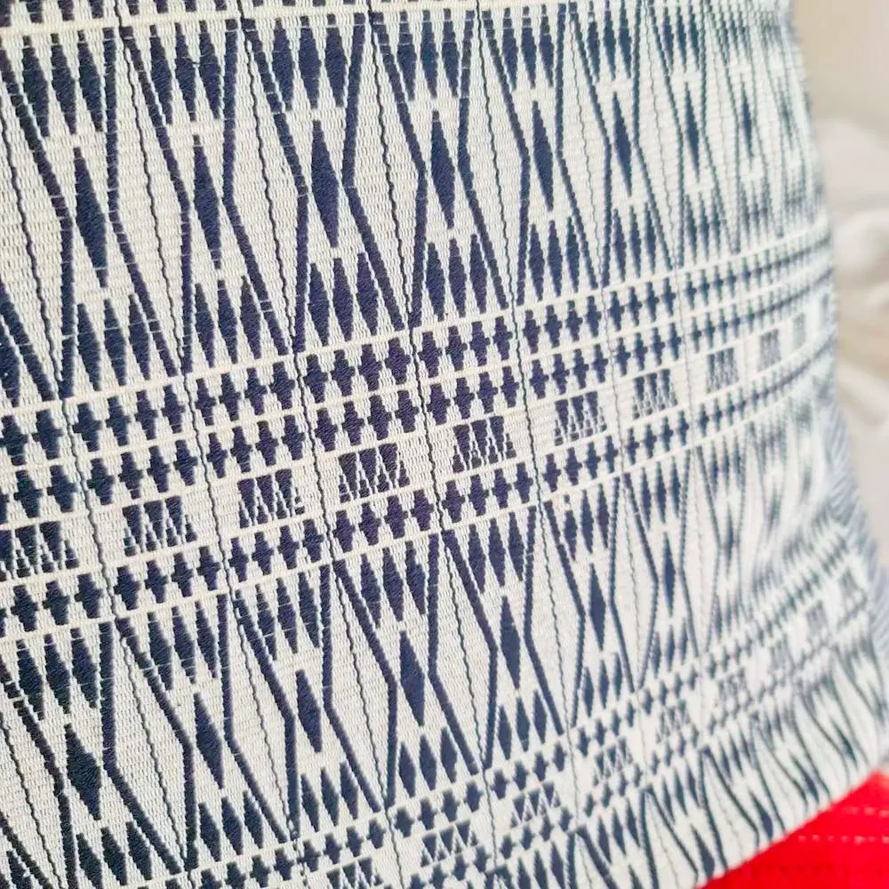 Grey & Off-White Handwoven Tribe Inspired Cushion Cover