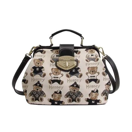 Henney Bear Top Handle Shoulder Bag