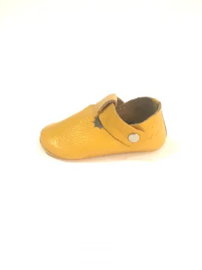 Iris T-Bar Shoes - Mustard